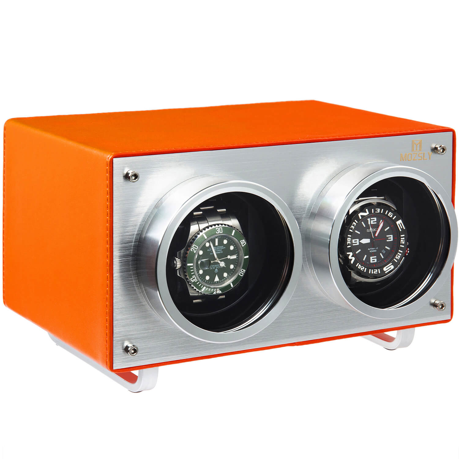 Versa Double Watch Winder Double Watch Winder Orange High