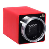 Luxury Watch Winder Rolex-Red Leather-Mozsly