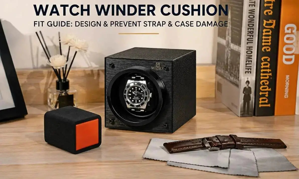 Watch Winder Cushion Fit Guide: Design & Prevent Strap & Case Damage MOZSLY