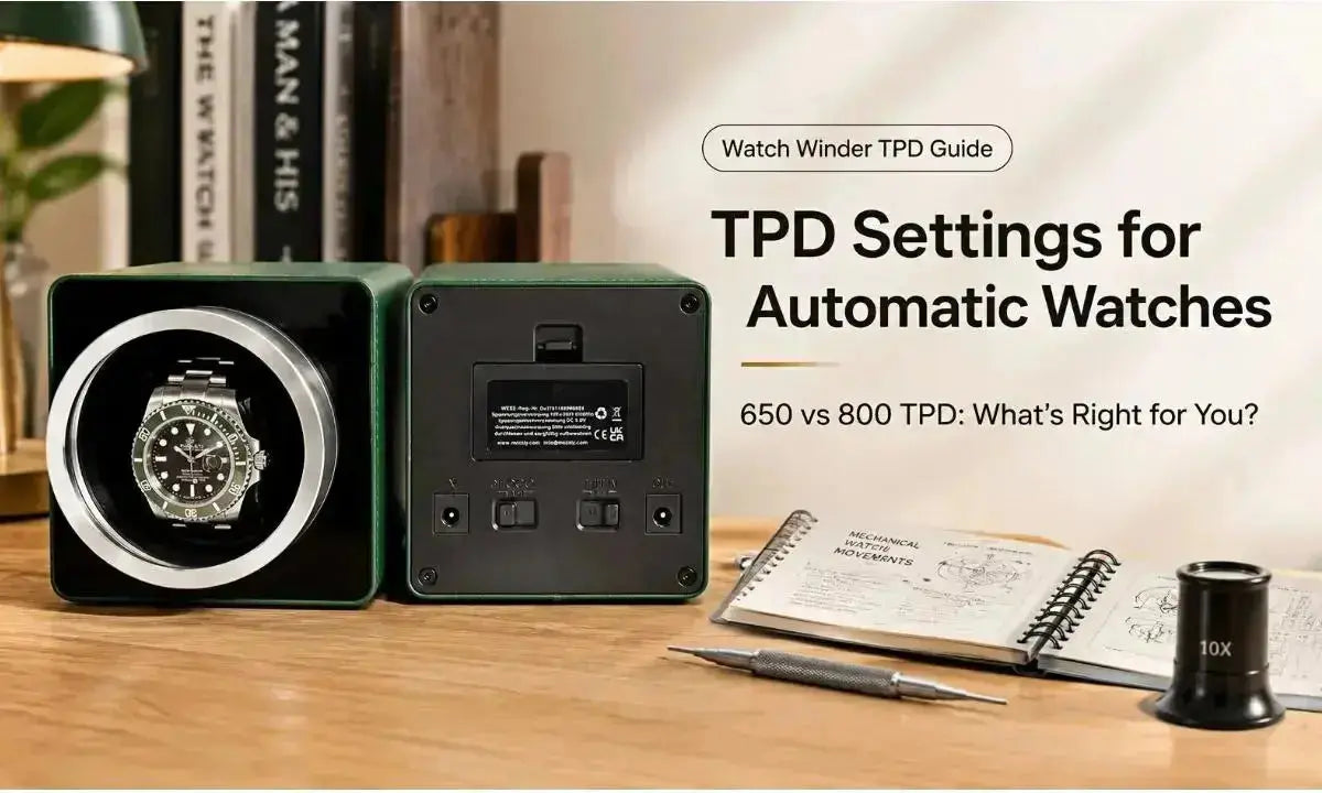 Watch Winder TPD Guide: What It Means and How to Set It MOZSLY