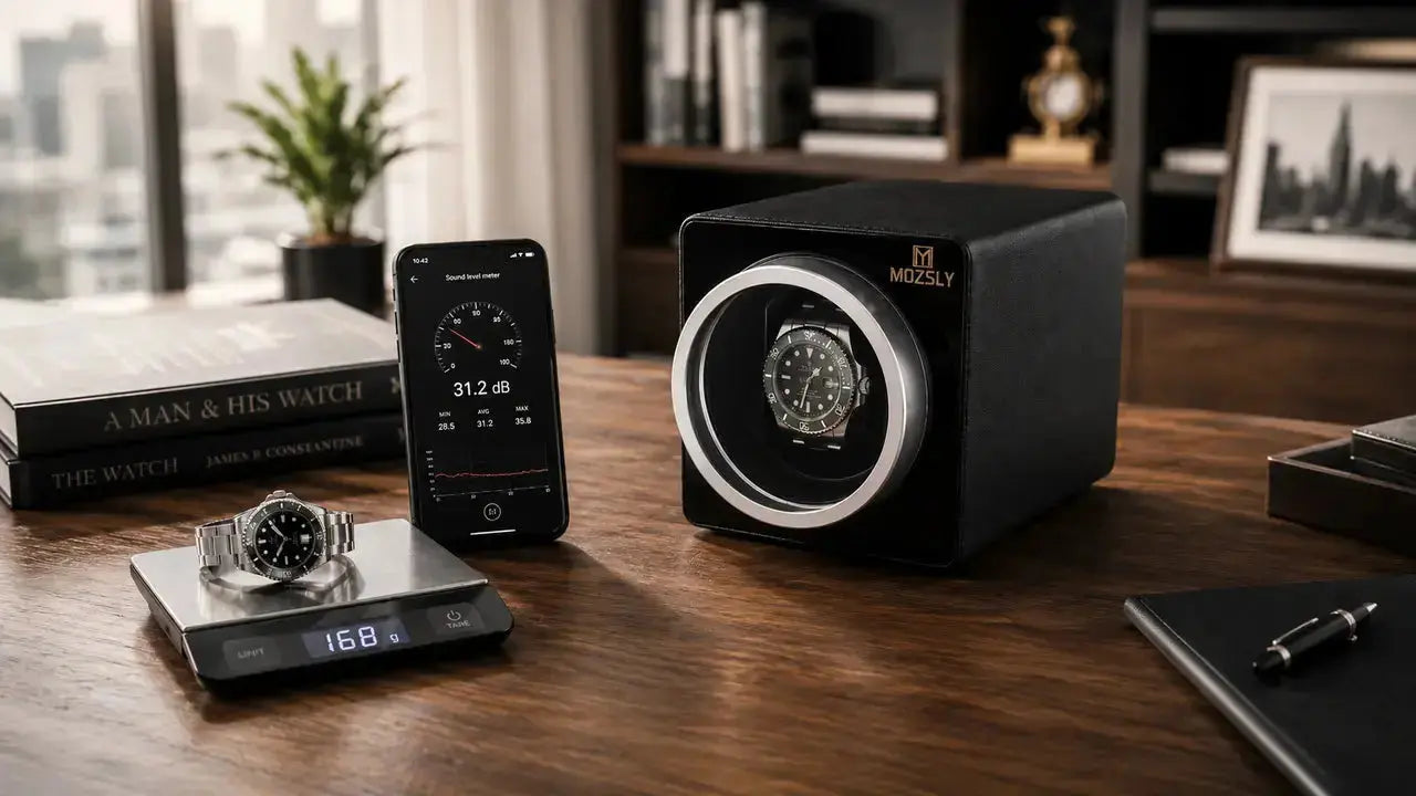 How to Measure Watch Winder Noise, Torque, and Durability MOZSLY