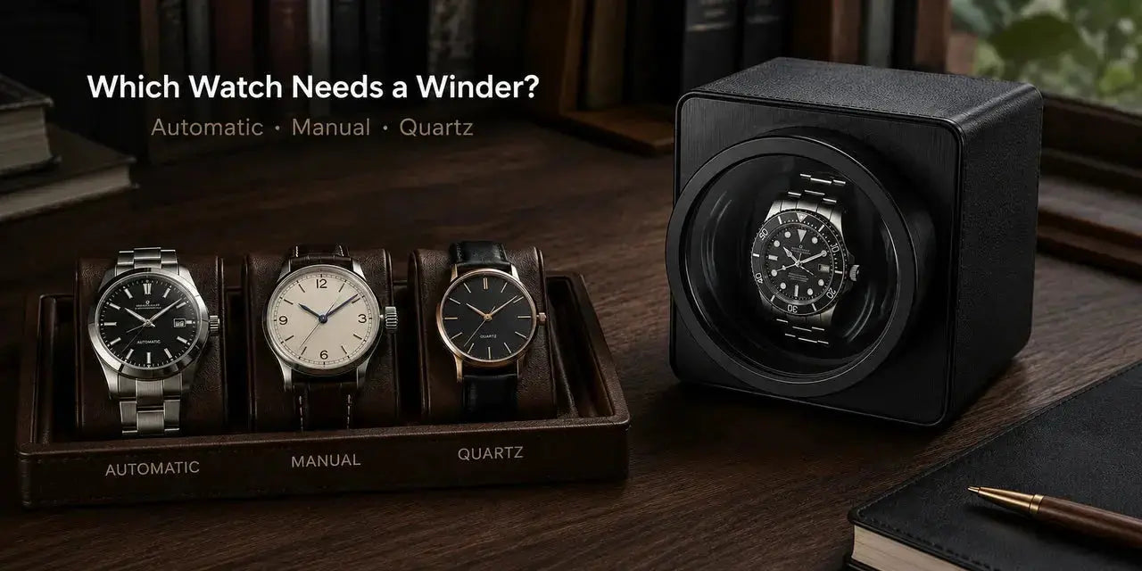 Do Automatic, Manual, or Quartz Watches Need a Watch Winder? MOZSLY