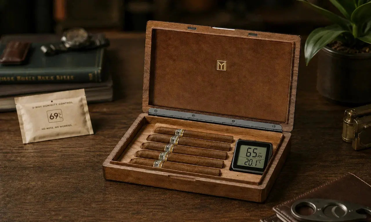 Humidor humidity won’t go up with digital hygrometer showing low RH