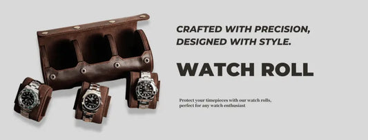 MOZSLY best leather watch roll for men