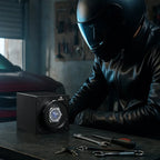 MOZSLY® Black Knight Single Watch Winder -Black Carbon Brazed Piano Paint -- MOZSLY