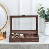 Luxury Wooden Watch Sunglasses Collection Box-2