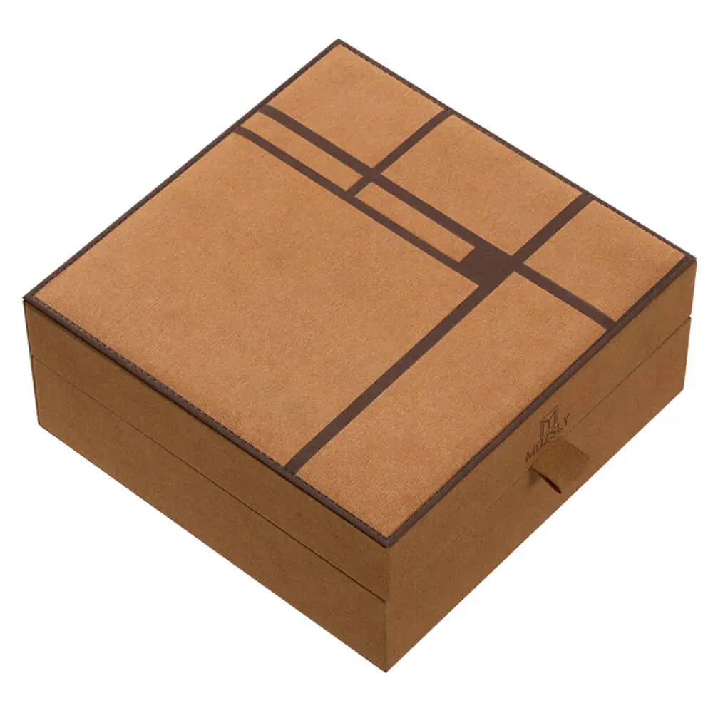 MOZSLY Luxury 6 Watch Storage Box – Bruges Terra Brown (Artist’s Series)_06