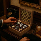 MOZSLY Luxury 6 Watch Storage Box – Bruges Terra Brown (Artist’s Series)_07