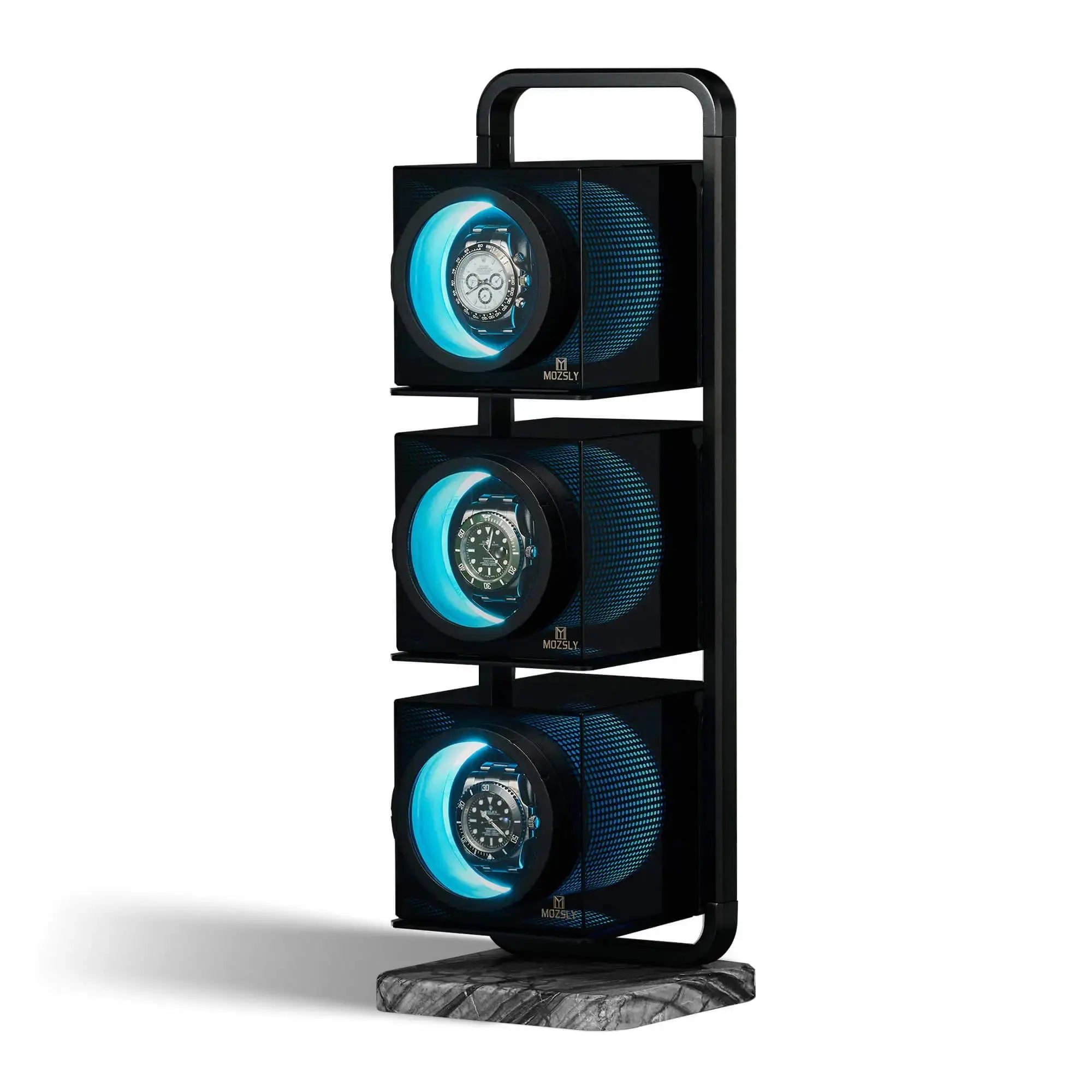 MOZSLY Display Stand for Single Watch Winder- Lineup