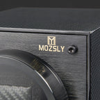 MOZSLY® Black Knight Double Watch Winder -Black Carbon Brazed Piano Paint_03
