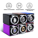 MOZSLY® Leather Watch Winder - Black - mozsly-02