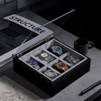 MOZSLY Luxury 6 Watch Display Box-The Architect · NOX_03