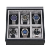 MOZSLY Luxury 6 Watch Display Box-The Architect · NOX_06