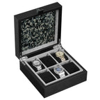 MOZSLY Luxury 6 Watch Storage Box – Berlin Obsidian Black (Artist’s Series)_01
