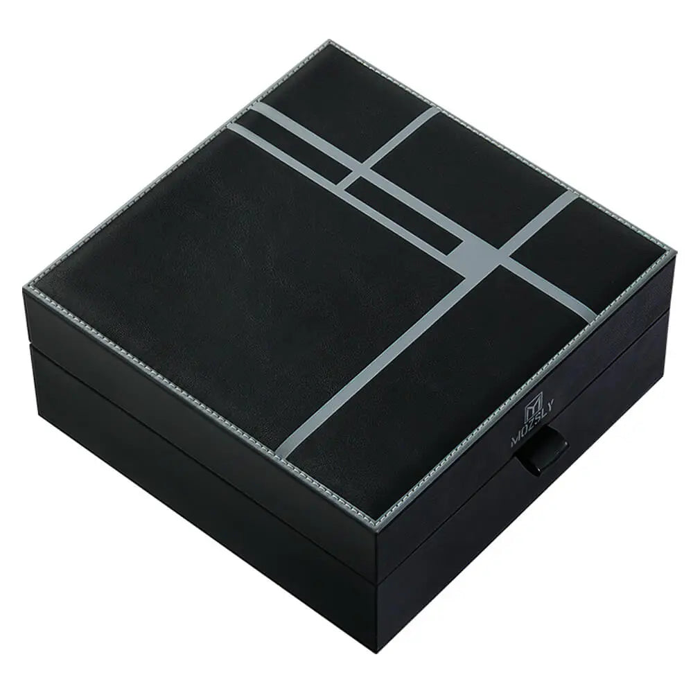 MOZSLY Luxury 6 Watch Storage Box – Berlin Obsidian Black (Artist’s Series)_05