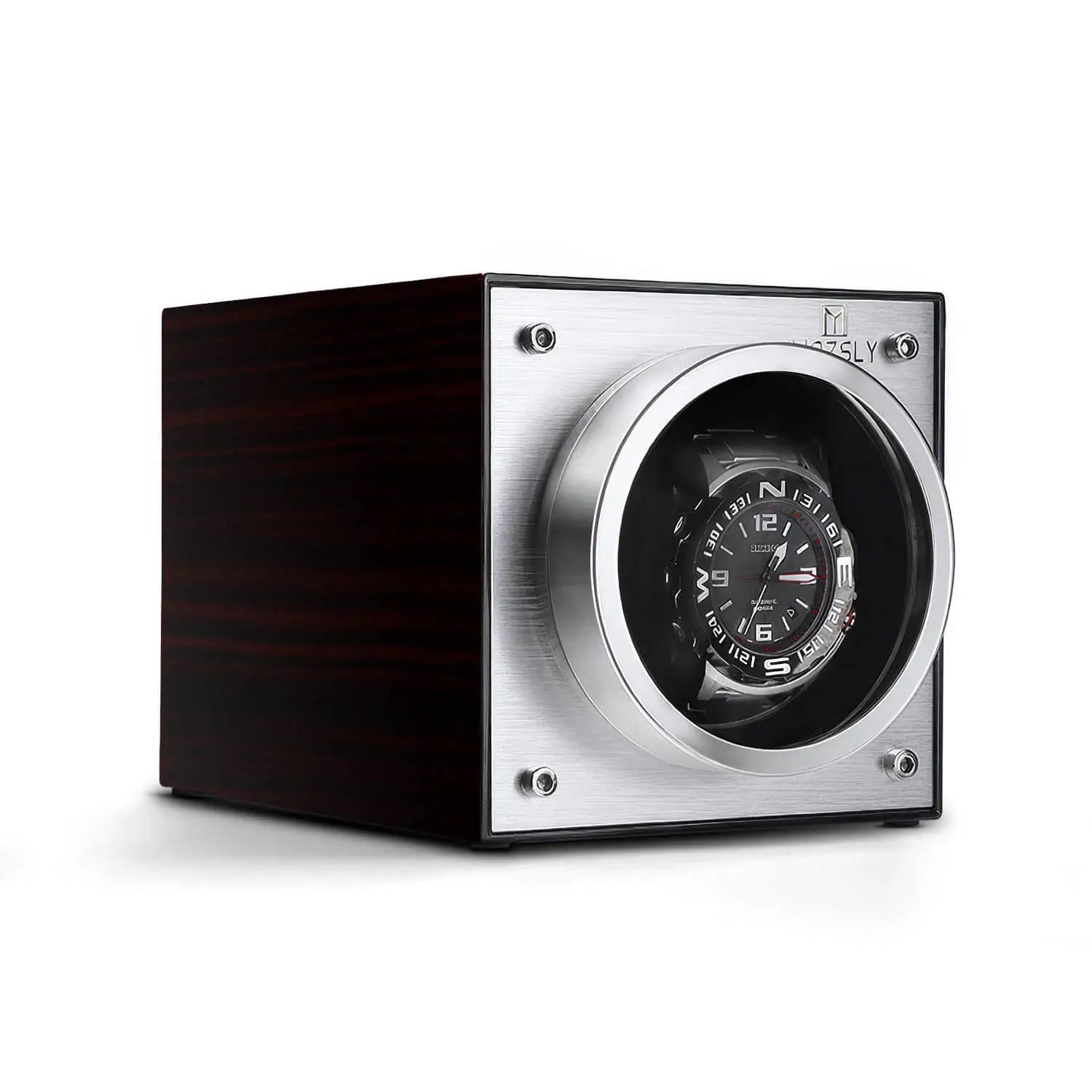 MOZSLY® Single Watch Winder - Classic Wood Grain Paint_01