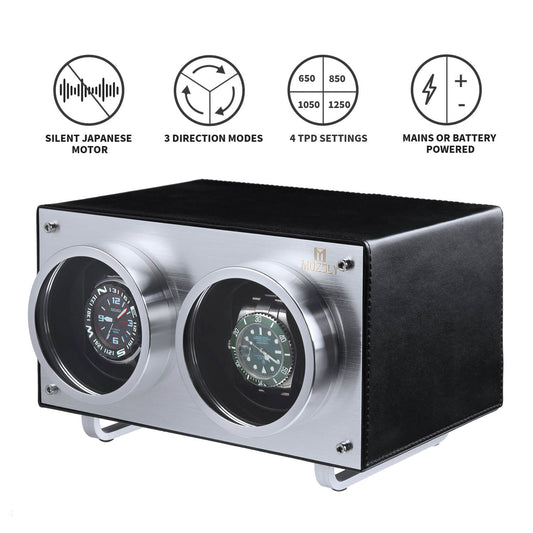 Quiet watch winder top