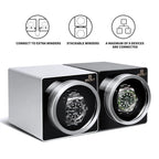 MOZSLY® Single Watch Winder - Space metal  Silver -- Mozsly