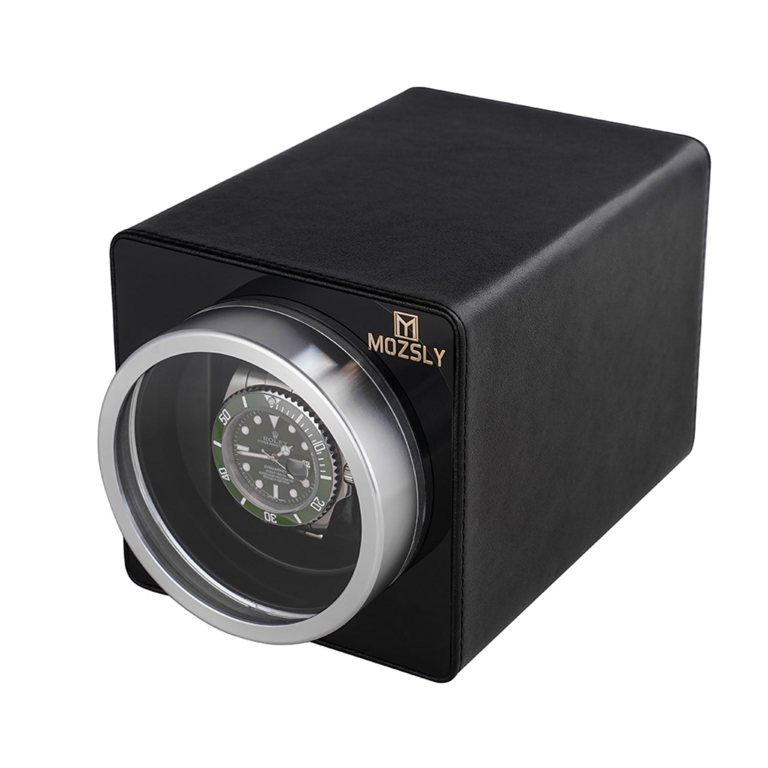 MOZSLY® Leather Watch Winder - Black - mozsly