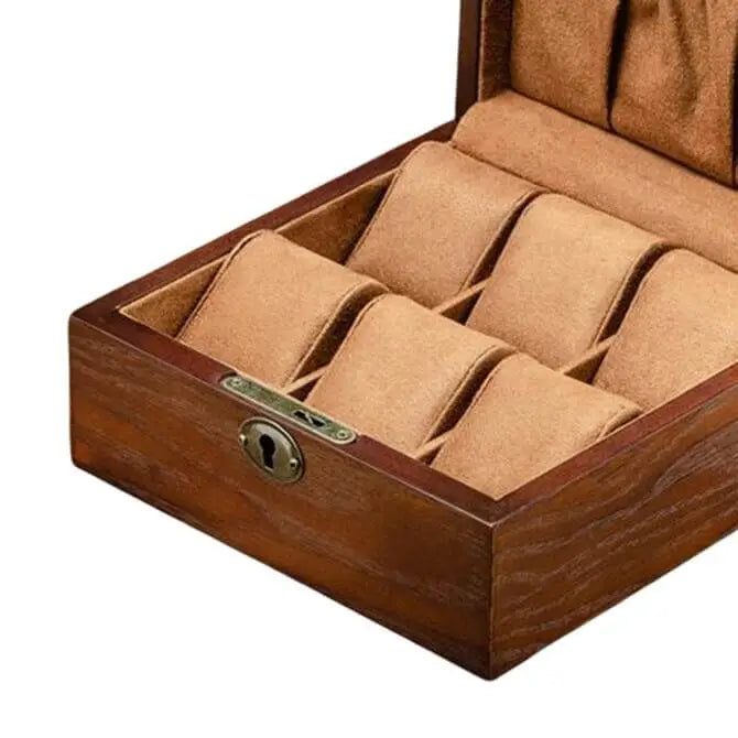 mens wooden watch and jewelry box
