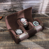 rolex leather watch roll