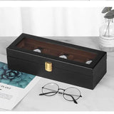 the wooden watch display box