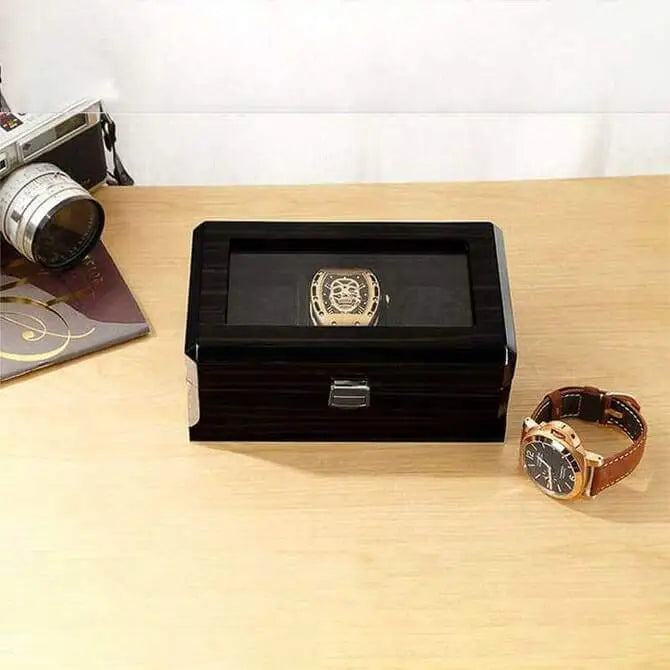 wooden 3 watch collection box