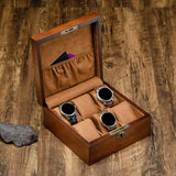 wooden watch storage box